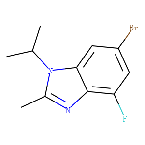 6-Bromo-4-fluoro-1-isopropyl-2-methyl-1H-benzo[d]imidazole