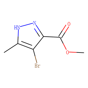 methyl 4-bromo-3-methyl-1H-pyrazole-5-carboxylate(SALTDATA: FREE)