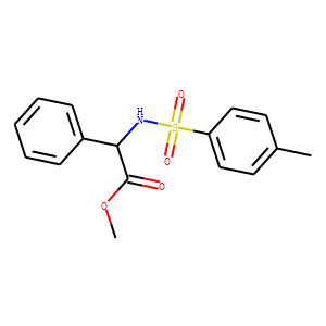 METHYL 2-([(4-METHYLPHENYL)SULFONYL]AMINO)-2-PHENYLACETATE