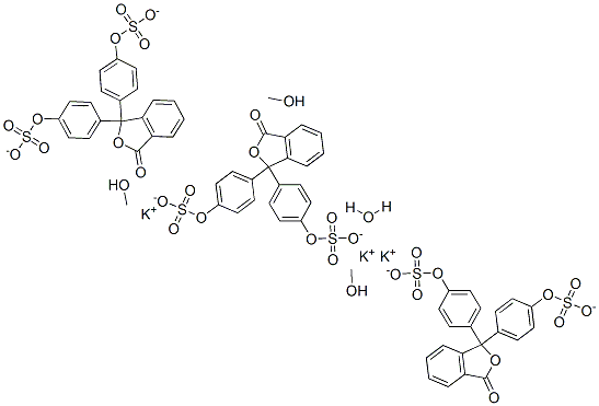 phenolphthalein carbinol disulfate, tripotassium salt.H2O