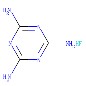 Melamine hydrogen flouride