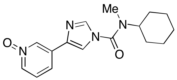 N-Cyclohexyl-N-methyl-4-(1-oxido-3-pyridinyl)-1H-imidazole-1-carboxamide