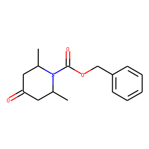 benzyl 2,6-dimethyl-4-oxopiperidine-1-carboxylate (mixture of cis- andtrans-)