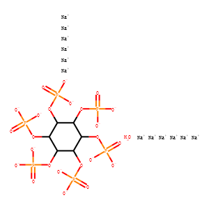 MYO-INOSITOL HEXAKIS(DIHYDROGEN PHOSPHATE), DODECASODIUM SALT HYDRATE