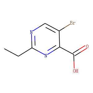 4-PyriMidinecarboxylic acid, 5-broMo-2-ethyl-