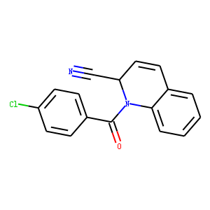 1-(4-chlorobenzoyl)-1,2-dihydro-2-quinolinecarbonitrile