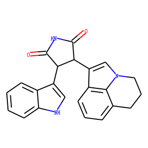 3-(5,6-dihydro-4H-pyrrolo[3,2,1-ij]quinolin-1-yl)-4-(1H-indol-3-yl)pyrrolidine-2,5-dione