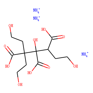 1,4,7-Trihydroxy-3-(2-hydroxyethyl)-3,4,5-heptanetricarboxylic acid triammonium salt