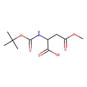 D-Aspartic acid, N-[(1,1-dimethylethoxy)carbonyl]-, 4-methyl ester