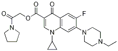 3-Quinolinecarboxylic acid, 1-cyclopropyl-7-(4-ethyl-1-piperazinyl)-6-fluoro-1,4-dihydro-4-oxo-, 2-o