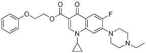 3-Quinolinecarboxylic acid, 1-cyclopropyl-7-(4-ethyl-1-piperazinyl)-6-fluoro-1,4-dihydro-4-oxo-, 2-p