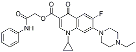 3-Quinolinecarboxylic acid, 1-cyclopropyl-7-(4-ethyl-1-piperazinyl)-6-fluoro-1,4-dihydro-4-oxo-, 2-o,1241999-47-2
