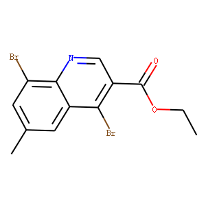 4,8-Dibromo-6-methylquinoline-3-carboxylic acid ethyl ester