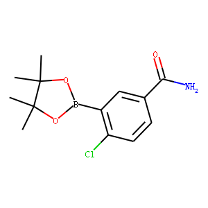 4-Chloro-3-(4,4,5,5-tetramethyl-1,3,2-dioxaborolan-2-yl)benzamide