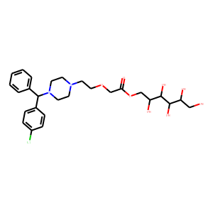 D-Glucitol 1-[2-[2-[4-[(4-Chlorophenyl)phenylmethyl]-1-piperazinyl]ethoxy]acetate]