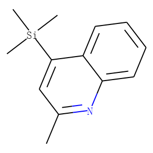 Quinoline, 2-methyl-4-(trimethylsilyl)- (9CI)