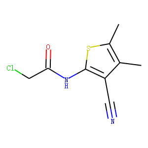 2-Chloro-N-(3-cyano-4,5-dimethyl-thiophen-2-yl)-acetamide
