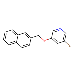 3-((naphthalen-6-yl)methoxy)-5-bromopyridine