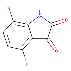 7-bromo-4-fluoroindoline-2,3-dione