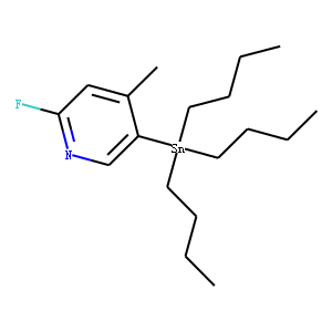 2-Fluoro-4-methyl-5-(tributylstannyl)pyridine
