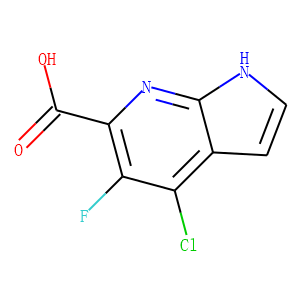 4-Chloro-5-fluoro-7-azaindole-6-carboxylic acid