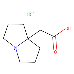 Tetrahydro-1H-pyrrolizine-7a(5H)-acetic acid hydrochloride