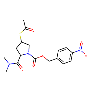 (2S,4S)-4-(Acetylthio)-2-[(dimethylamino)carbonyl]-1-pyrrolidinecarboxylic Acid 4-Nitrobenzyl Ester-