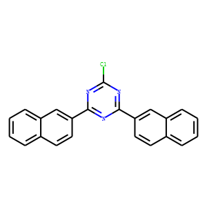 2-chloro-4,6-di(naphthalen-2-yl)-1,3,5-triazine