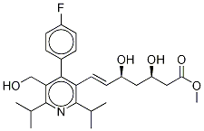 Methyl rel-(E)-7-[2,6-Diisopropyl-4-(4-fluorophenyl)-5-hydroxymethylpyridinyl]-3,5-dihydroxy-6-hepte