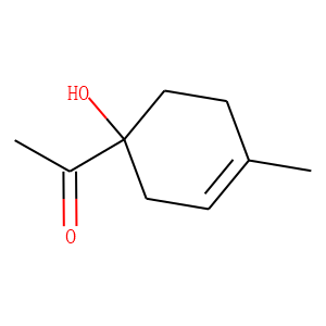 Ethanone, 1-(1-hydroxy-4-methyl-3-cyclohexen-1-yl)-, (R)- (9CI)