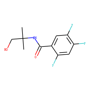 2,4,5-TRIFLUORO-N-(1-HYDROXY-2-METHYLPROPAN-2-YL)BENZAMIDE