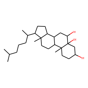 3β,5α,6β-Trihydroxycholestane