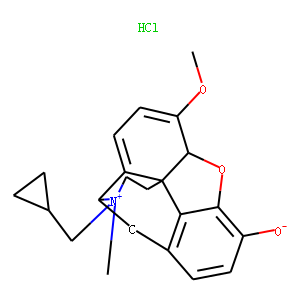 17-(Cyclopropylmethyl)-6,7,8,14-tetradehydro-4,5-epoxy-3-hydroxy-6-methoxy-17-methylmorphinanium Chl