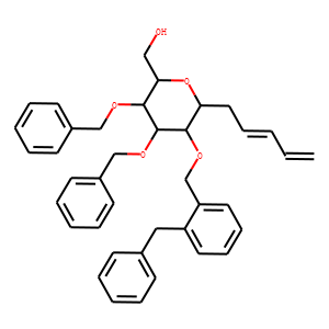 5-(tetra-O-benzyl-alpha-glucopyranosyl)-1,3-pentadiene