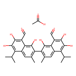 Gossypol acetic acid