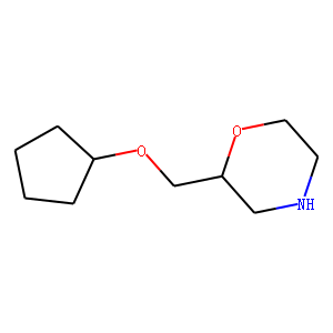 Morpholine, 2-[(cyclopentyloxy)methyl]- (9CI)