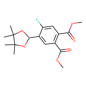 1,2-Dimethyl 4-fluoro-5-(4,4,5,5-tetramethyl-1,3,2-dioxaborolan-2-yl)phthalate