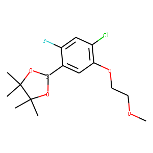 2-(4-Chloro-2-fluoro-5-(2-methoxyethoxy)phenyl)-4,4,5,5-tetramethyl-1,3,2-dioxaborolane