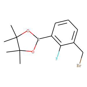 2-(3-(Bromomethyl)-2-fluorophenyl)-4,4,5,5-tetramethyl-1,3,2-dioxaborolane