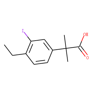 2-(4-ethyl-3-iodophenyl)-2-Methylpropanoic acid