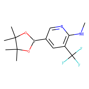 N-Methyl-5-(4,4,5,5-tetraMethyl-1,3,2-dioxaborolan-2-yl)-3-(trifluoroMethyl)pyridin-2-aMine