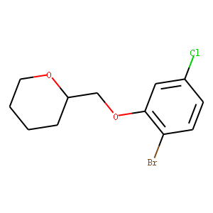 2-(2-Bromo-5-chlorophenoxy)methyltetrahydro-2H-pyran