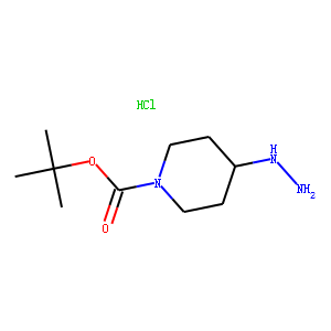 4-Hydrazinyl-1-piperidinecarboxylic acid 1,1-dimethylethyl ester hydrochloride