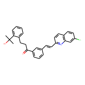 1-[3-[(1E)-2-(7-Chloro-2-quinolinyl)ethenyl]phenyl]-3-[2-(1-hydroxy-1-methylethyl)phenyl]-1-propanon