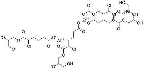 ZIRCONIUM, ADIPATE CHLORO HYDROXY PROPYLENE GLYCOL ALUMINUM COMPLEXES)