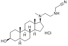 Acetonitrile, ((2-(((3-beta,5-alpha,17-beta)-3-hydroxyandrostan-17-yl) methylamino)ethyl)amino)-, di