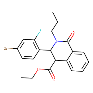 (3R,4R)-Ethyl 3-(4-bromo-2-fluorophenyl)-1-oxo-2-propyl-1,2,3,4-tetrahydroisoquinoline-4-carboxylate