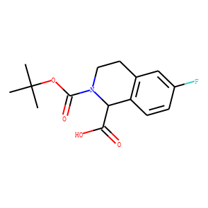 2-BOC-6-FLUORO-3,4-DIHYDRO-1H-ISOQUINOLINE-1-CARBOXYLIC ACID