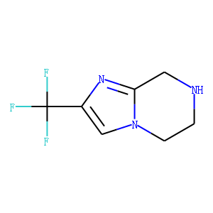 Imidazo[1,2-a]pyrazine, 5,6,7,8-tetrahydro-2-(trifluoromethyl)- (9CI)