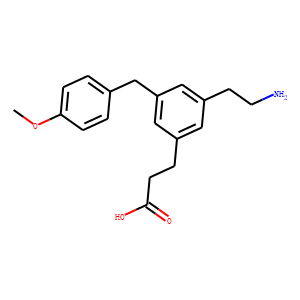 3-(3-(2-Aminoethyl)-5-(4-methoxybenzyl)phenyl)propanoic acid